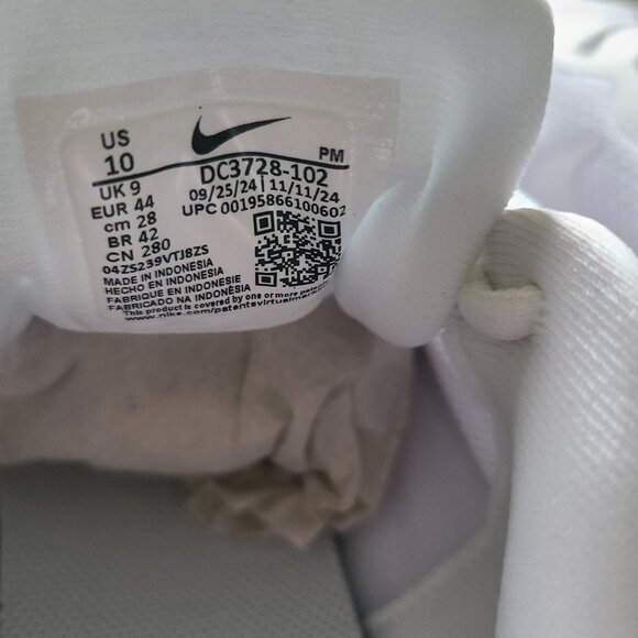 Nike Revolution 6 NN Triple White DC3728-102 Mens Size 10 Wmns 11.5 - Picture 6 of 6